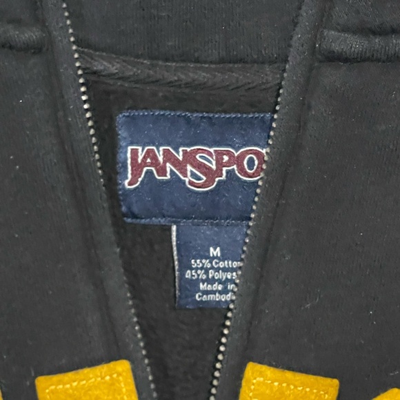 Missouri Tigers Jansport 1/4 Zip Pullover Mizzou M Black 1839 Women’s Medium - Picture 3 of 4